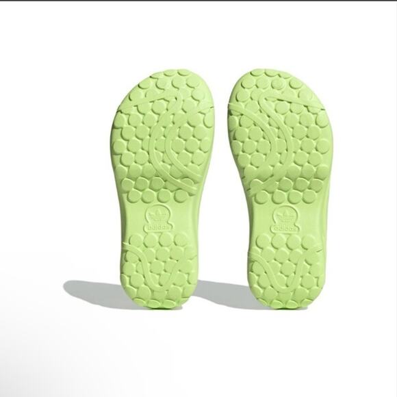 Adidas Adifom Stan Smith Mule Neon Green Foam Clogs Y2K Gorpcore - Picture 5 of 6